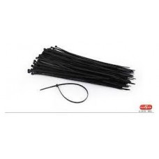 Bridas para cable de 200mm (2,5mm) negra (bolsa 100